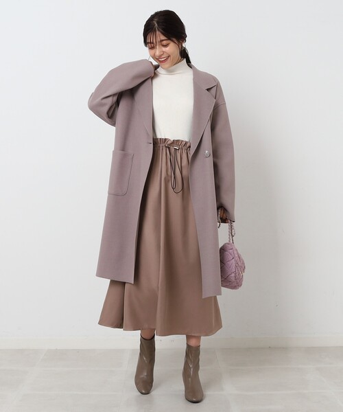 DRESKIP(ドレスキップ)の「◆ウエストドロスト ドッキングワンピース(ワンピース・レディース・サンドベージュ/ブラック/カーキ・02/03/04)」の15枚目の写真