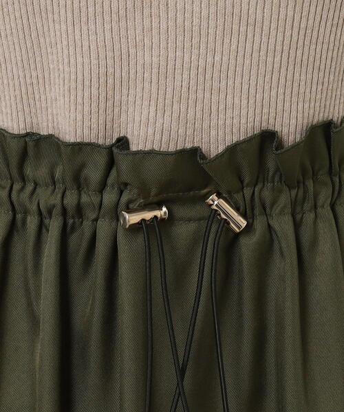 DRESKIP(ドレスキップ)の「◆ウエストドロスト ドッキングワンピース(ワンピース・レディース・サンドベージュ/ブラック/カーキ・02/03/04)」の17枚目の写真