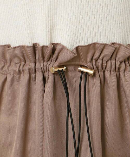 DRESKIP(ドレスキップ)の「◆ウエストドロスト ドッキングワンピース(ワンピース・レディース・サンドベージュ/ブラック/カーキ・02/03/04)」の18枚目の写真