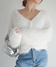 Rashik（ラシク）の「【Rashik】シャギーニットカーディガン（カーディガン/ボレロ）」