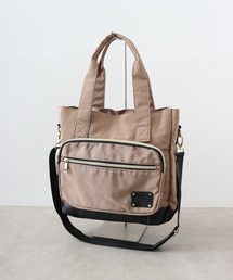 flatte flatte(フラッテフラッテ) ウェットシートポケット付き2WAY 撥水トートショルダー