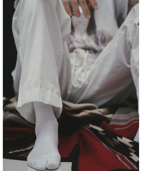 The Role design(ザロールデザイン)の「【 The Role design / ザ・ロールデザイン 】 PLANE RIB SOCKS MENS / プレーン リブソックス メンズ(ソックス/靴下・メンズ・ダークグリーン/ブラック/ブルー/ホワイト・FREE)」の10枚目の写真