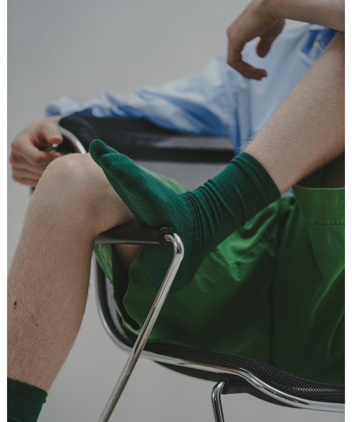 The Role design(ザロールデザイン)の「【 The Role design / ザ・ロールデザイン 】 PLANE RIB SOCKS MENS / プレーン リブソックス メンズ(ソックス/靴下・メンズ・ダークグリーン/ブラック/ブルー/ホワイト・FREE)」の20枚目の写真
