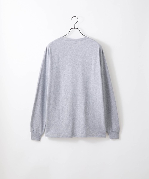 FRUIT OF THE LOOM（フルーツオブザルーム）の「FRUIT OF THE LOOM / フルーツオブザルーム ベーシック クルーネック 長袖Tシャツ（Tシャツ/カットソー・メンズ・ネイビー/ブラウン/ダークベージュ/ブラック/グリーン/チャコール/ホワイト/マルーン/ヘザーグレー/パープル・S/M/L/XL）」の22枚目の写真