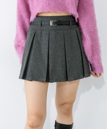OLIVE des OLIVE | ローライズプリーツミニスカート　1032010160(スカート)