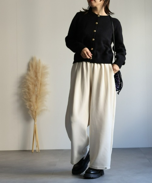 ap retro(アプレトロ)の「ゴールドボタンニットカーディガン/金ボタンニットカーディガン(カーディガン/ボレロ・レディース・ベージュ/ブラウン/アイボリー/グレー/ブラック・FREE)」の17枚目の写真