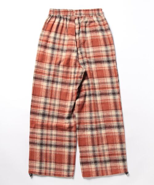 NO WAY（ノーウェイ）の「チェックパターン/ルーズワイドレッグパンツ（その他パンツ・メンズ・オレンジ/ブルー・LARGE）」の22枚目の写真