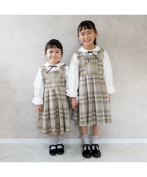 BREEZE（ブリーズ）の「フォーマルスカラップジャンスカ（ワンピース・キッズ・ブラウン・100/120/90/130/110）」の4枚目の写真