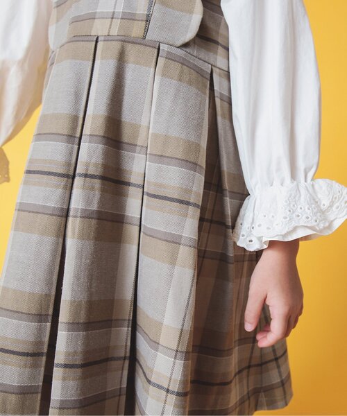 BREEZE（ブリーズ）の「フォーマルスカラップジャンスカ（ワンピース・キッズ・ブラウン・100/120/90/130/110）」の14枚目の写真