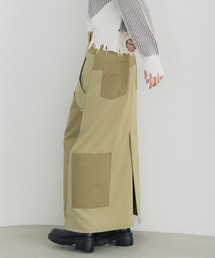 PUBLIC TOKYO | パッチワークチノスカート(スカート)