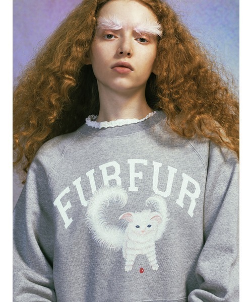 FURFUR(ファーファー)の「樋上公実子コラボ“Mira”スウェット(スウェット・レディース・アイボリー/グレー/ブルー・FREE)」の5枚目の写真