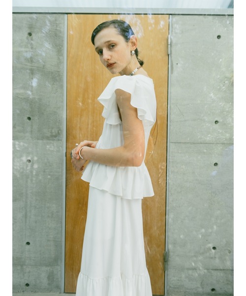 2way Ruffle Dress（ワンピース）｜sahara（サハラ）のファッション 