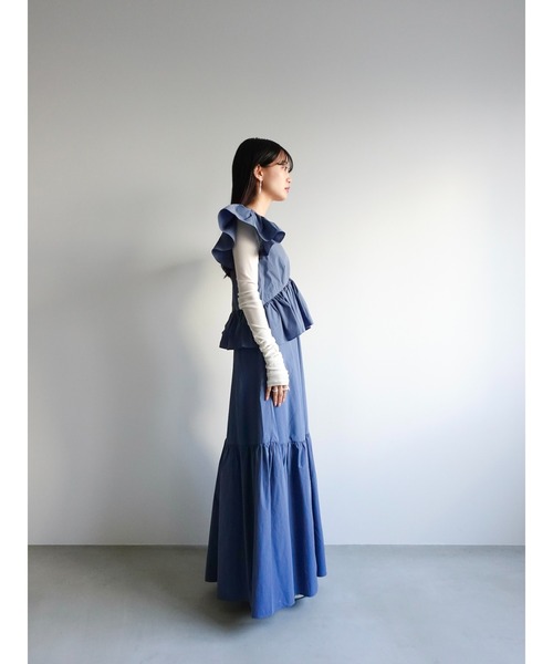 2way Ruffle Dress（ワンピース）｜sahara（サハラ）の