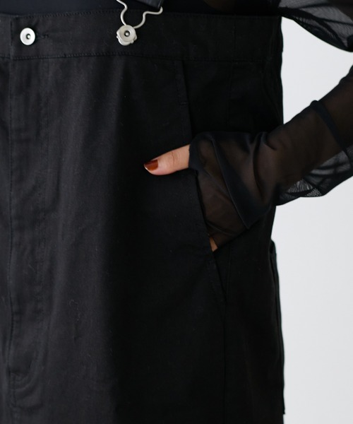 LARUTA(ラルータ)の「【LARUTA】サロペットスカート(ワンピース・レディース・ブルー系その他/ブラック/オフホワイト/ブラック系その他・MEDIUM/LARGE)」の21枚目の写真