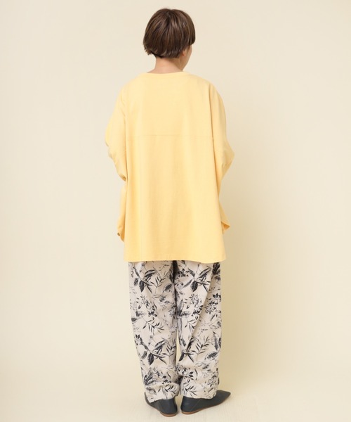 RNA-N(アールエヌエーエヌ)の「M2182 ヴィンテージコットンワイドプルオーバー(Tシャツ/カットソー・レディース・ブルーグリーン/イエロー/ブラック・MEDIUM)」の17枚目の写真