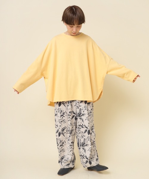 RNA-N(アールエヌエーエヌ)の「M2182 ヴィンテージコットンワイドプルオーバー(Tシャツ/カットソー・レディース・ブルーグリーン/イエロー/ブラック・MEDIUM)」の15枚目の写真