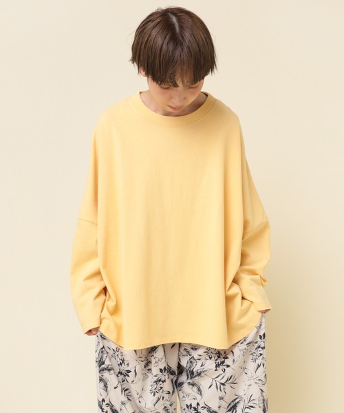 RNA-N(アールエヌエーエヌ)の「M2182 ヴィンテージコットンワイドプルオーバー(Tシャツ/カットソー・レディース・ブルーグリーン/イエロー/ブラック・MEDIUM)」の12枚目の写真