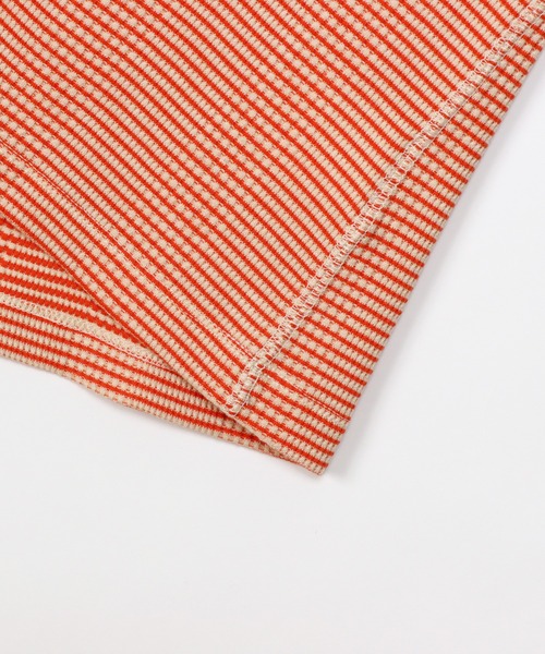 Champion(チャンピオン)の「【Champion/チャンピオン】レディース ボーダーショートスリーブTシャツ(Tシャツ/カットソー・レディース・オレンジ/ブルー系その他/グリーン・LARGE/MEDIUM)」の18枚目の写真