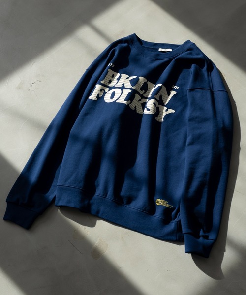 BAYFLOW(ベイフロー)の「GOODDAY アスレチックプルオーバー(スウェット・メンズ・オフホワイト/ネイビー/ブラック/ボルドー・MEDIUM/LARGE)」の3枚目の写真