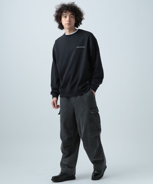 BAYFLOW(ベイフロー)の「GOODDAY アスレチックプルオーバー(スウェット・メンズ・オフホワイト/ネイビー/ブラック/ボルドー・MEDIUM/LARGE)」の8枚目の写真