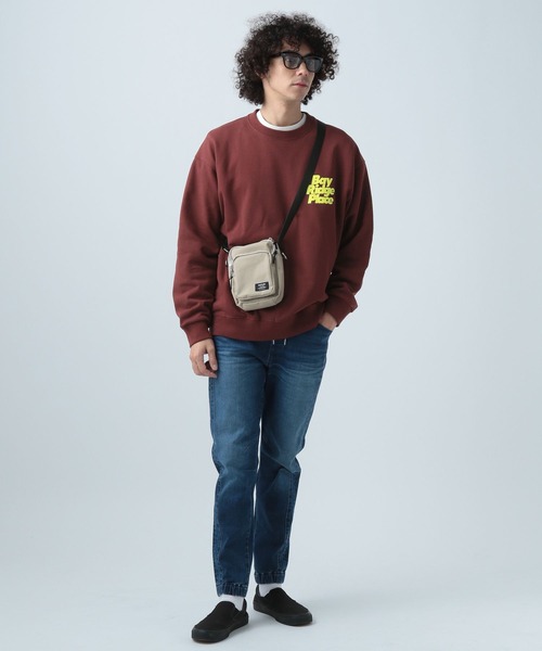 BAYFLOW(ベイフロー)の「GOODDAY アスレチックプルオーバー(スウェット・メンズ・オフホワイト/ネイビー/ブラック/ボルドー・MEDIUM/LARGE)」の10枚目の写真