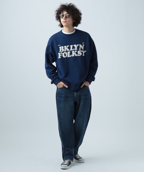 BAYFLOW(ベイフロー)の「GOODDAY アスレチックプルオーバー(スウェット・メンズ・オフホワイト/ネイビー/ブラック/ボルドー・MEDIUM/LARGE)」の11枚目の写真