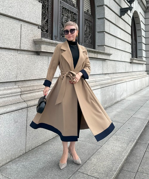 JENNE（ジェンヌ）の「オードリーフレアトレンチコート（トレンチ