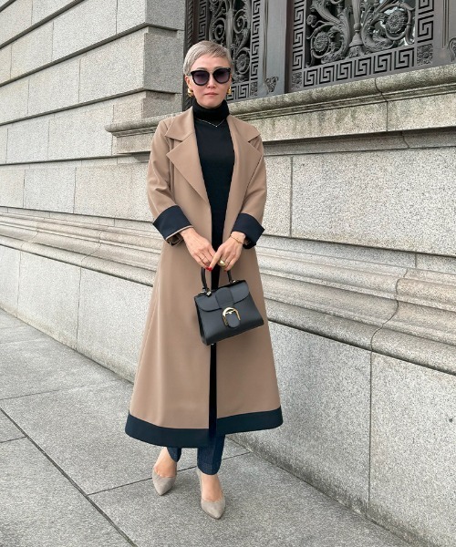 JENNE（ジェンヌ）の「オードリーフレアトレンチコート（トレンチ