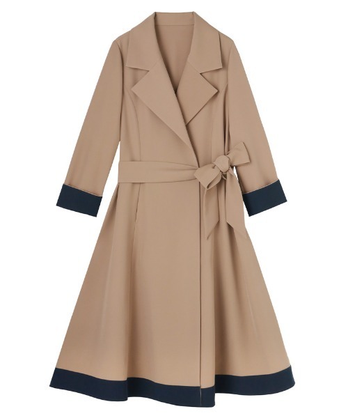 極上美品 JENNE ジェンヌ オードリーフレアトレンチコート JENNE（ジェンヌ）の「オードリーフレアトレンチコート