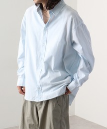 fabric oversized shirt / 布帛オーバーサイズシャツ unisex