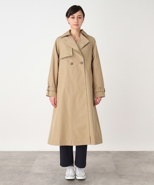 THE SHOP TK （ザ ショップ ティーケー ）の「◆ベーシックトレンチコート【手洗い可】（トレンチコート・レディース・ベージュ/グリーン系/グリーン系5・12/13）」の21枚目の写真