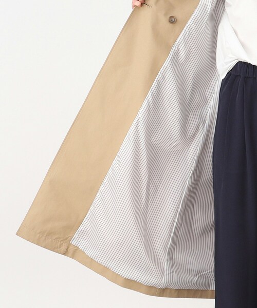 THE SHOP TK （ザ ショップ ティーケー ）の「◆ベーシックトレンチコート【手洗い可】（トレンチコート・レディース・ベージュ/グリーン系/グリーン系5・12/13）」の14枚目の写真