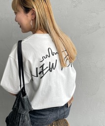 【FINEBOYS 7月号掲載】[MANHATTAN PORTAGE/マンハッタンポーテージ] 別注 手描き風 バックプリントTシャツ