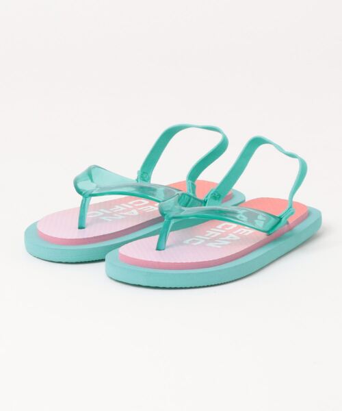 Ocean Pacific（オーシャンパシフィック）の「【OP/オーピー】キッズロゴビーチサンダル（サンダル・キッズ・パープル/ミント・18/20/22/24）」の9枚目の写真