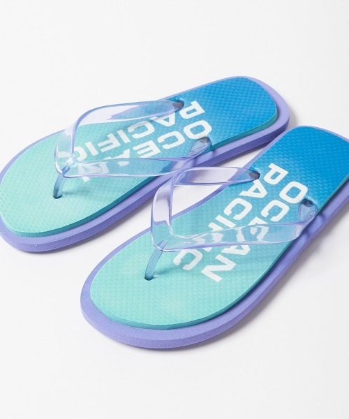 Ocean Pacific（オーシャンパシフィック）の「【OP/オーピー】キッズロゴビーチサンダル（サンダル・キッズ・パープル/ミント・18/20/22/24）」の10枚目の写真
