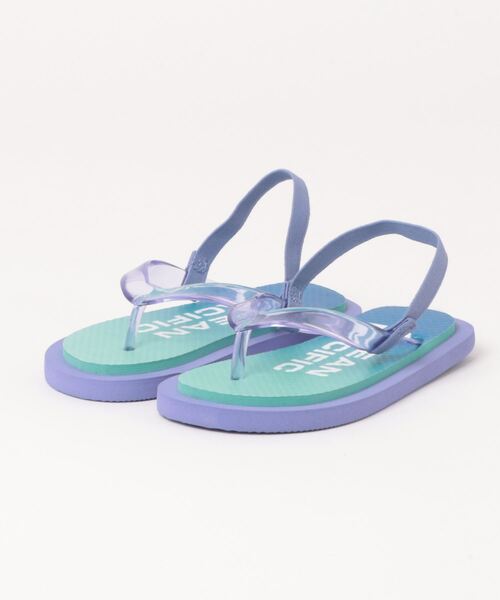 Ocean Pacific（オーシャンパシフィック）の「【OP/オーピー】キッズロゴビーチサンダル（サンダル・キッズ・パープル/ミント・18/20/22/24）」の14枚目の写真