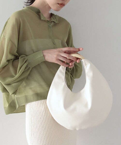 GALLEST（ギャレスト）の「【LE VERNIS】ラウンドフォルムミニバッグ（ハンドバッグ・レディース・グリーン系/オフホワイト/ブラック・00）」の13枚目の写真