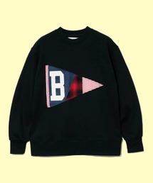 Buck HIDE/バックハイド LOGO CREW NECK SWEAT