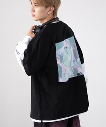 デジタルプリント 半袖&長袖 アンサンブル Tシャツ