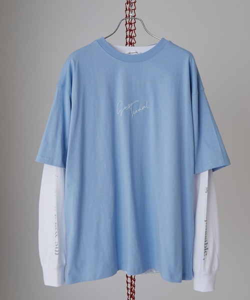 improves(インプローブス)の「デジタルプリント 半袖&長袖 アンサンブル Tシャツ(Tシャツ/カットソー・メンズ・ブルー/ブラック/ホワイト・MEDIUM/LARGE)」の20枚目の写真