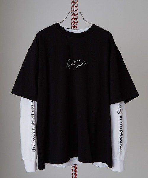 improves(インプローブス)の「デジタルプリント 半袖&長袖 アンサンブル Tシャツ(Tシャツ/カットソー・メンズ・ブルー/ブラック/ホワイト・MEDIUM/LARGE)」の18枚目の写真