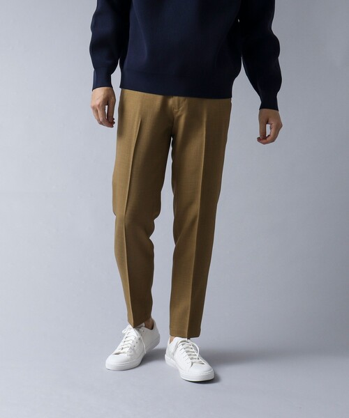 NOLLEY'S goodman（ノーリーズグッドマン）の「【ACTIVE SECT】《限定展開 / 速乾 / ストレッチ / イージーケア》ウールライク イージーパンツ（その他パンツ・メンズ・ダークネイビー/ベージュ/ブラック・S/M/L/XL）」の2枚目の写真