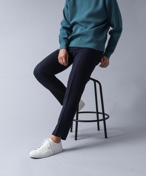 NOLLEY'S goodman（ノーリーズグッドマン）の「【ACTIVE SECT】《限定展開 / 速乾 / ストレッチ / イージーケア》ウールライク イージーパンツ（その他パンツ・メンズ・ダークネイビー/ベージュ/ブラック・S/M/L/XL）」の15枚目の写真