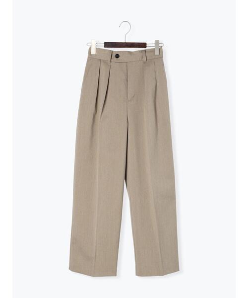 Te chichi（テチチ）の「ダブルタックワイドスラックスパンツ（セットアップ可）（その他パンツ・レディース・カーキ/ベージュ・M/S）」の8枚目の写真