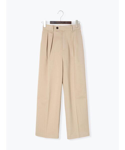 Te chichi（テチチ）の「ダブルタックワイドスラックスパンツ（セットアップ可）（その他パンツ・レディース・カーキ/ベージュ・M/S）」の9枚目の写真