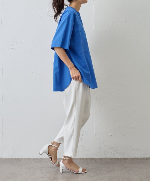 BEARDSLEY（ビアズリー）の「【洗える】ストレッチストレートパンツ（その他パンツ・レディース・ホワイト/ブラック・FREE）」の10枚目の写真