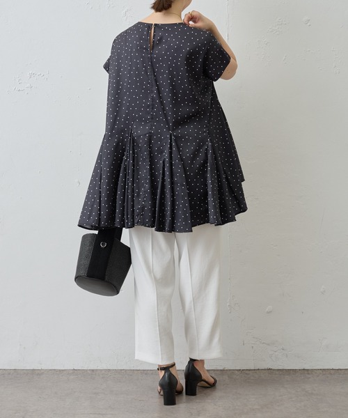 BEARDSLEY（ビアズリー）の「【洗える】ストレッチストレートパンツ（その他パンツ・レディース・ホワイト/ブラック・FREE）」の20枚目の写真