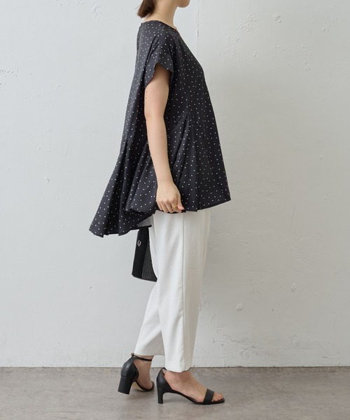 BEARDSLEY（ビアズリー）の「【洗える】ストレッチストレートパンツ（その他パンツ・レディース・ホワイト/ブラック・FREE）」の21枚目の写真