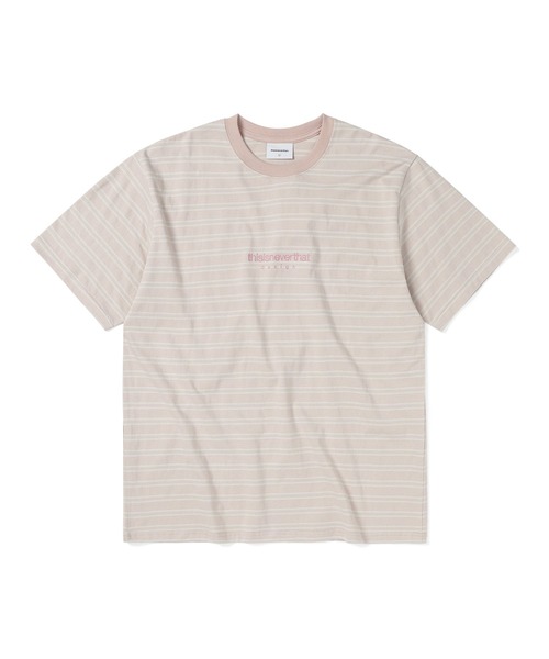 thisisneverthat（ディスイズネバーザット）の「Micro Striped Tee（Tシャツ/カットソー・メンズ・ピンク系その他/ネイビー/ブルー系その他/ブラウン・XL/S/M/L）」の4枚目の写真