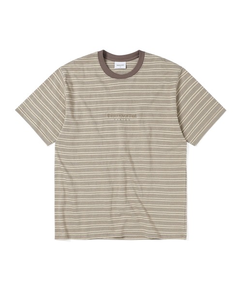 thisisneverthat（ディスイズネバーザット）の「Micro Striped Tee（Tシャツ/カットソー・メンズ・ピンク系その他/ネイビー/ブルー系その他/ブラウン・XL/S/M/L）」の2枚目の写真